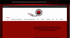 Desktop Screenshot of etologiarelazionale.it
