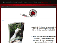 Tablet Screenshot of etologiarelazionale.it